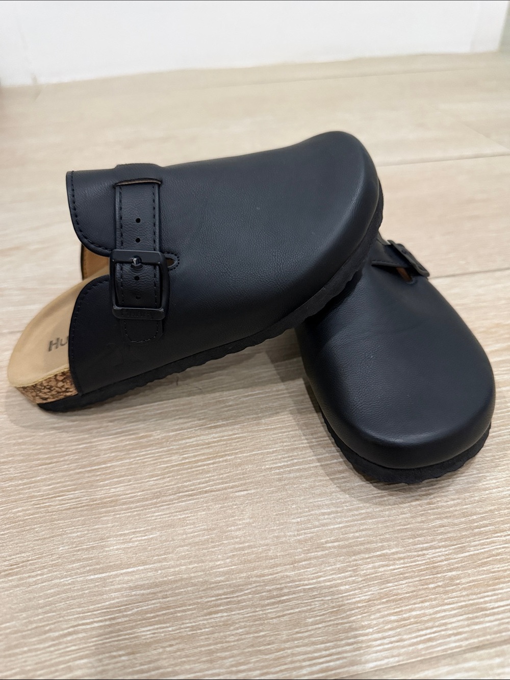 Hurley Black Kids Slip-On Clog with Adjustable Buckle